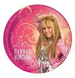 Hannah Montana Parti T�ny�r - 23 cm, 10 db-os