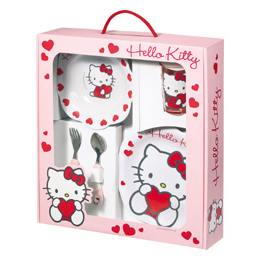 Hello Kitty Sweet Heart Reggeliz� �tk�szlet Aj�nd�kdobozban Gye r�szletes ismertet�s�hez kattintson ide!