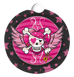 Kal�zl�ny - Pirate Girl - Parti G�mb Lampion - 22 cm