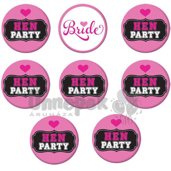 Lánybúcsús kitűző